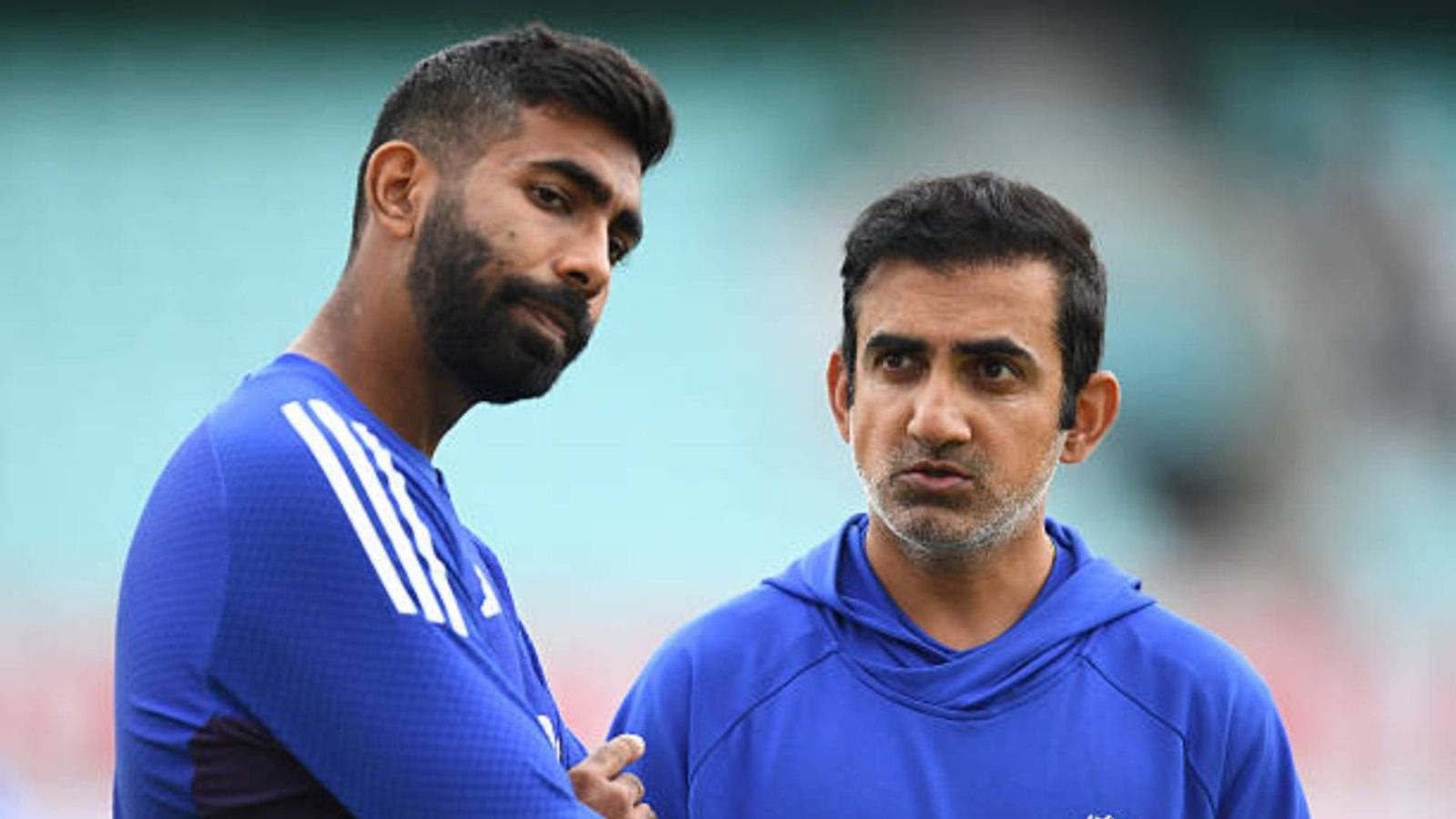 'It is about creating pressure...': Gautam Gambhir reveals reason behind Jasprit Bumrah's heavy usage during powerplay in Asia Cup Jasprit Bumrah and Gautam Gambhir (R) of India talk before a nets session before the fifth Test match against England at The Kia Oval