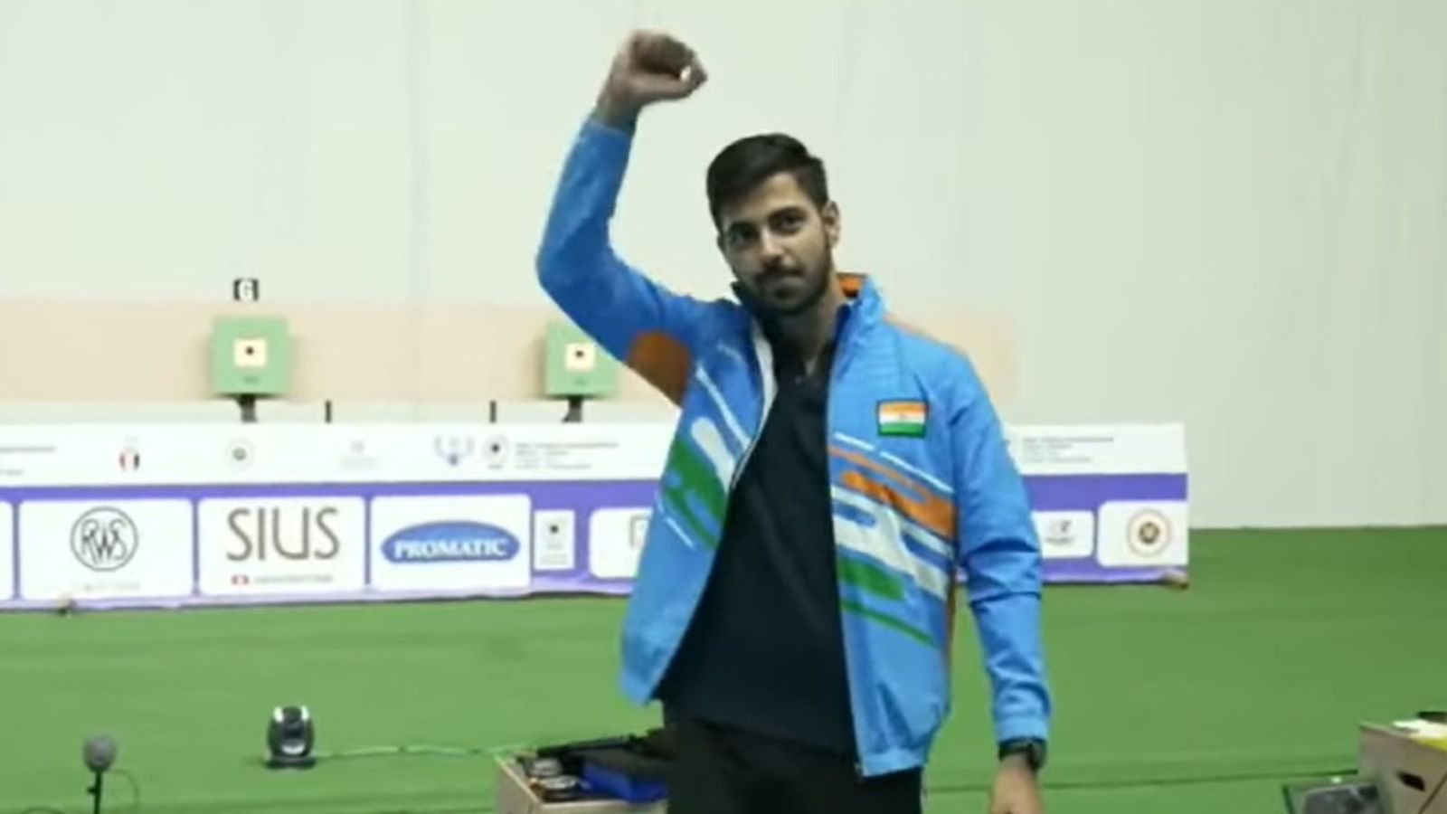 Samrat Rana makes history by clinching gold medal in ISSF World Championship 10m air pistol event Samrat Rana makes history by clinching gold medal in ISSF World Championship 10m air pistol event