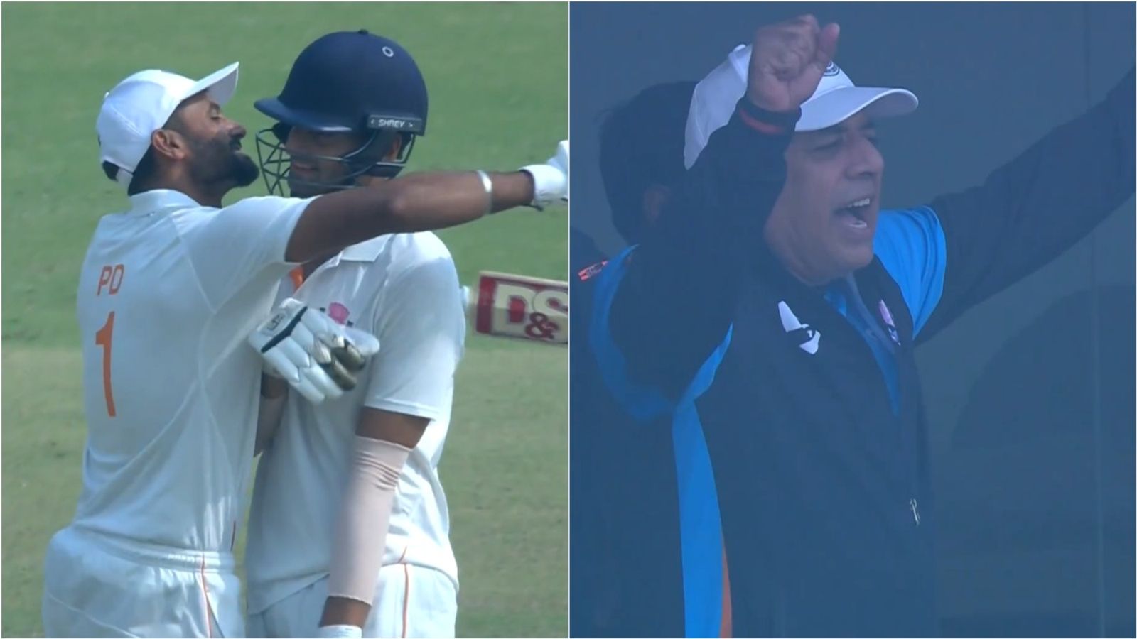 Qamran Iqbal, Auqib Nabi star as Jammu & Kashmir beat Delhi for first time in Ranji Trophy history Jammu & Kashmir captain Paras Dogra hugs opener Qamran Iqbal as they beat Delhi for first time in Ranji Trophy.