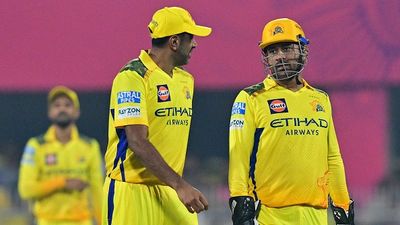 'Moment Sam Curran and Ravindra Jadeja have gone...': R. Ashwin reveals two stars who will be '100 per cent on radar of CSK' in IPL 2026 auction Ravichandran Ashwin (C) celebrates with teammate Mahendra Singh Dhoni after taking the wicket of Rajasthan Royals' Nitish Rana during the Indian Premier League (IPL)