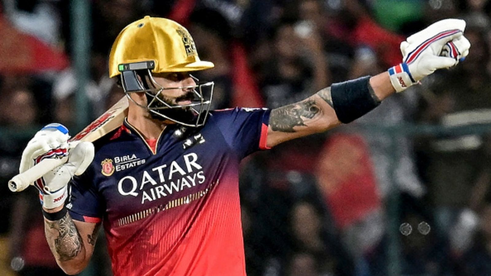 RCB to host home matches 860 km away from Chinnaswamy Stadium? Report suggests at shift for next IPL season Royal Challengers Bengaluru's Virat Kohli gestures during the Indian Premier League (IPL) match against Delhi Capitals at the M Chinnaswamy Stadium in Bengaluru on April 10, 2025.