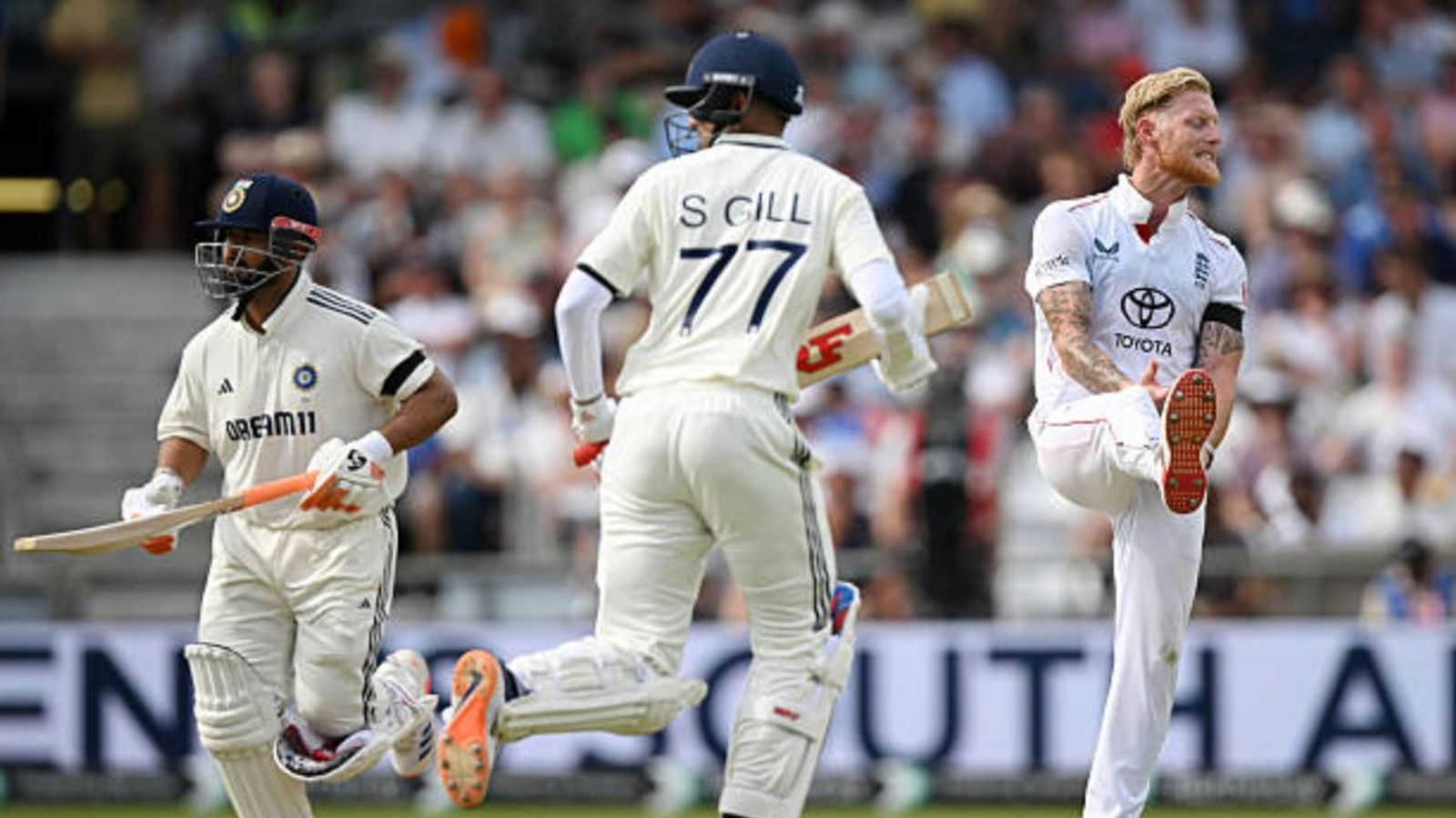 Not Shubman Gill or Jasprit Bumrah, Suresh Raina picks this 28-year-old star as India's 'X-factor' for South Africa Tests Ben Stokes of England reacts as Rishabh Pant and Shubman Gill of India run between the wickets during day one of the Rothesay Test Match between England and India at Headingley
