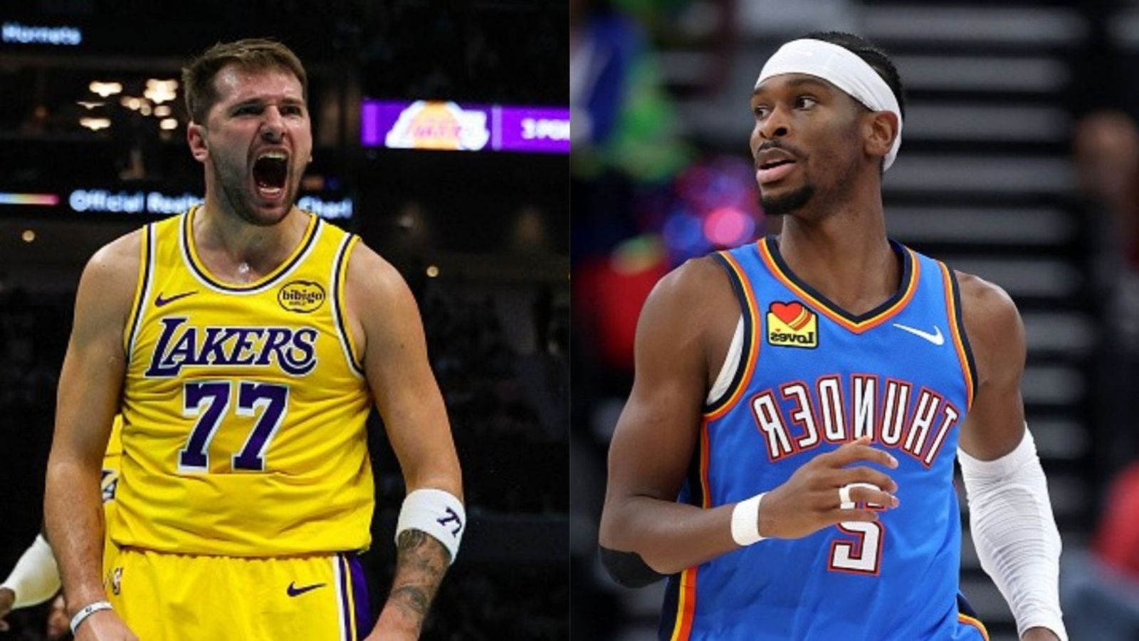 Lakers vs Thunder schedule: Date, time, live stream, and more on NBA 2025-26 season Luka Doncic, Shai Gilgeous-Alexander in the frame (Images via Getty)