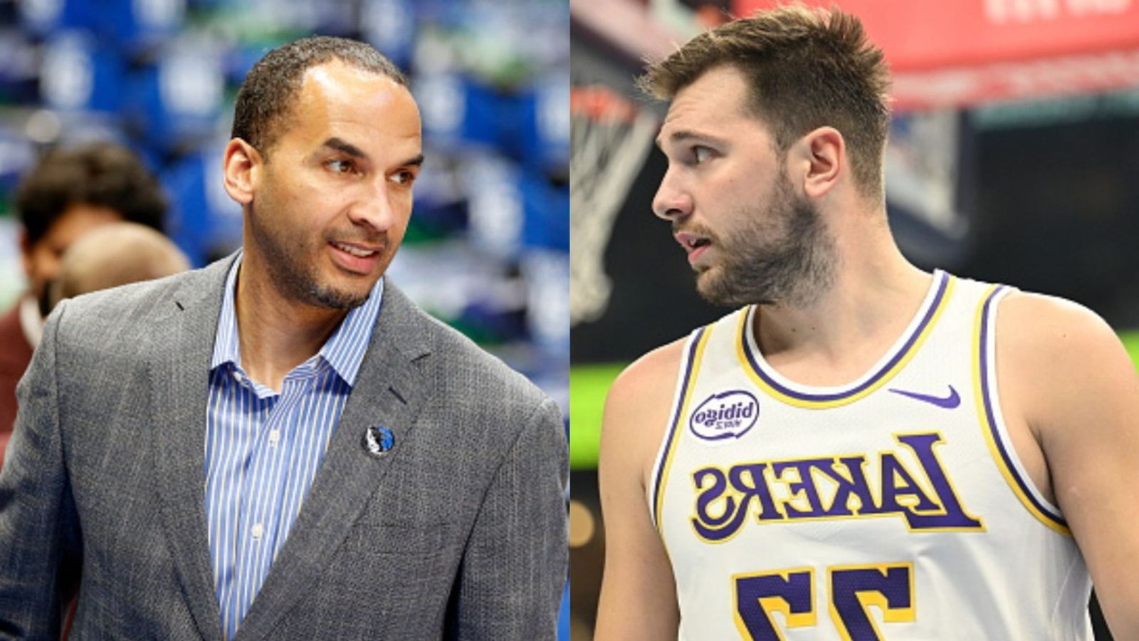 Nico Harrison’s response after Mavericks fired him following Doncic trade is hilarious Nico Harrison, Luka Doncic in the frame (Images via Getty)