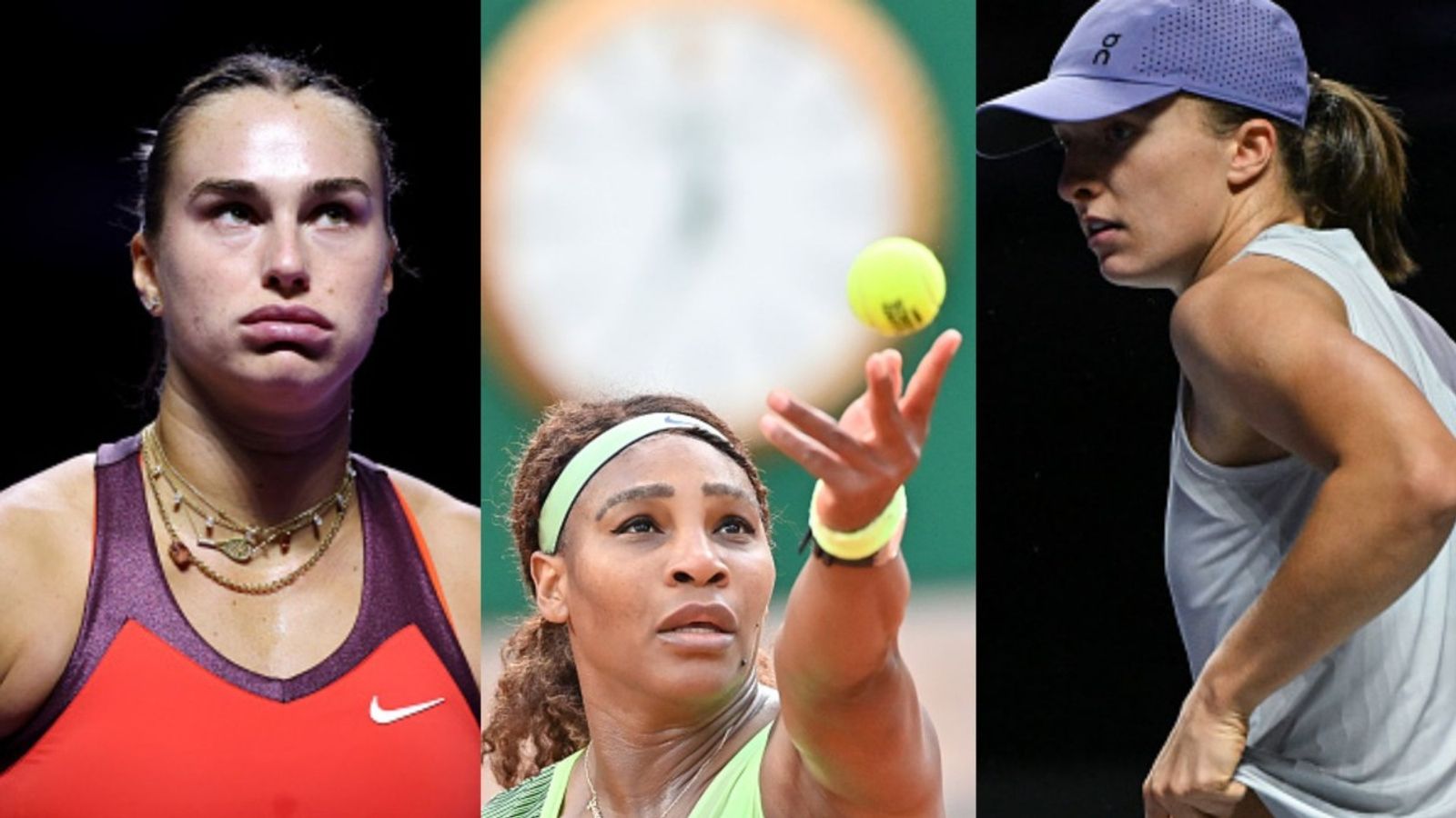 Serena Williams overtaken by THIS tennis star for most prize money won in a season Aryna Sabalenka, Serena Williams, Elena Rybakina in the frame (Images via Getty)