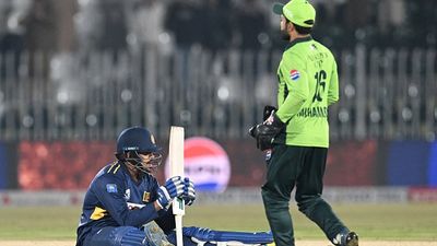 8 Sri Lanka players to return home midway through Pakistan series after Islamabad bomb blast, demand tour cancellation Sri Lanka's Maheesh Theekshana (L) reacts in this frame