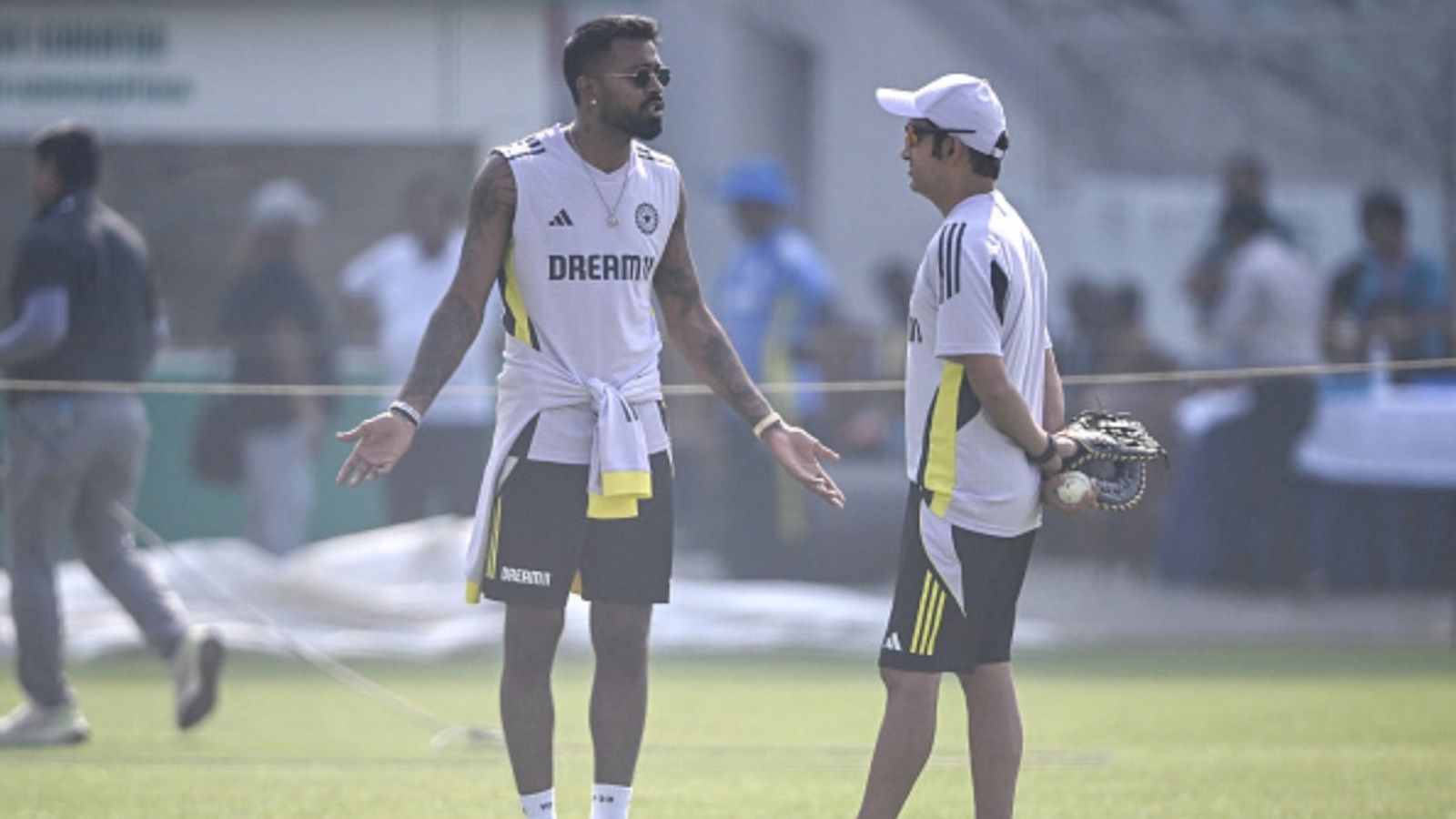 Hardik Pandya set to prove his match fitness in this domestic tournament before ODI series against South Africa India's Hardik Pandya (L) talks with coach Gautam Gambhir as he attends a practice session at the Eden Gardens in Kolkata on January 20, 2025.