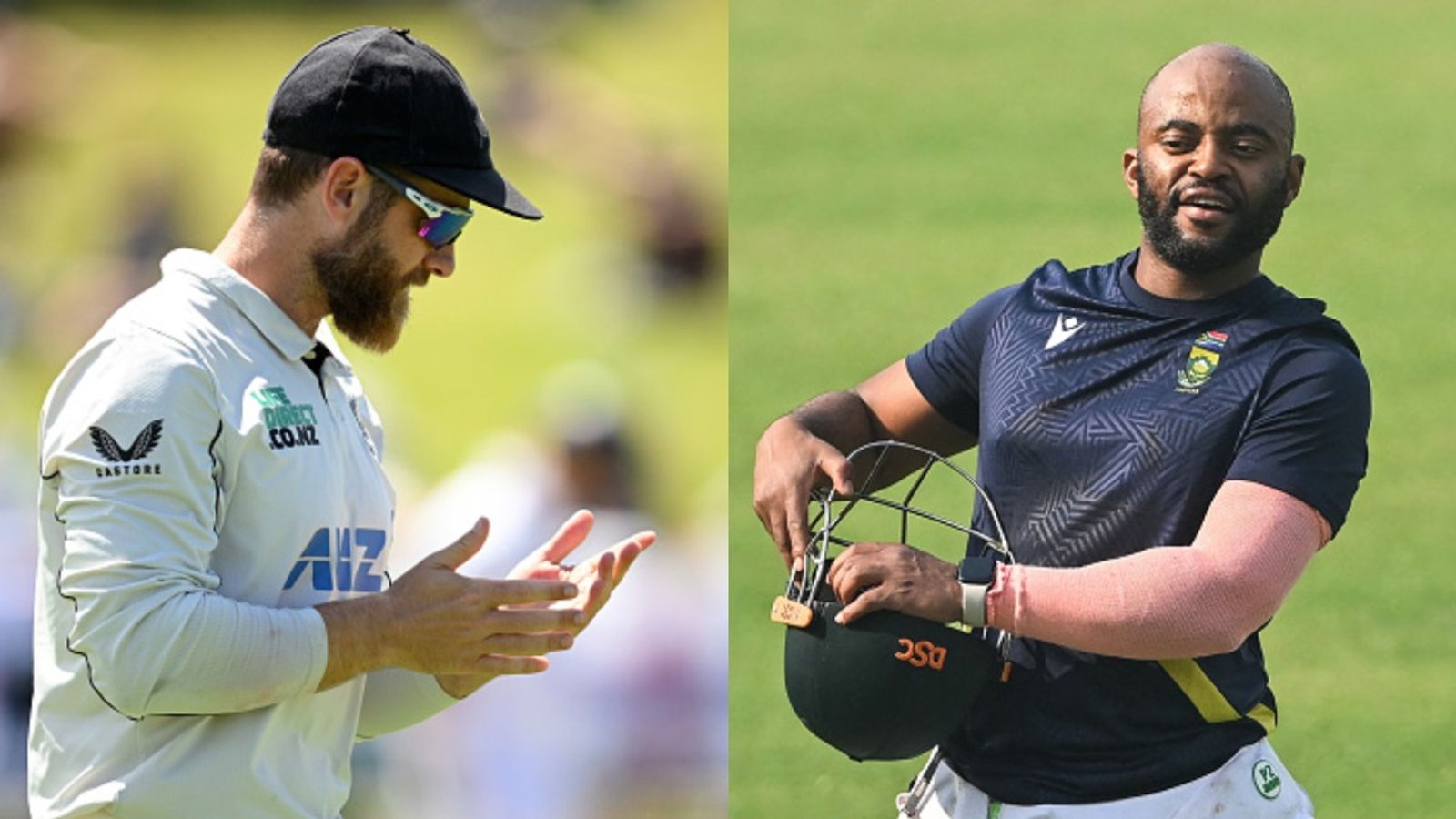 'Make sure you...': Temba Bavuma discloses Kane Williamson's crucial tips to defeat India in upcoming Test series New Zealand's Kane Williamson (L) and South Africa's Temba Bavuma in frame