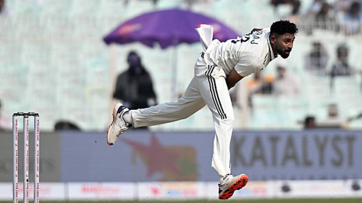 Mohammed Siraj in this frame Mohammed Siraj in this frame