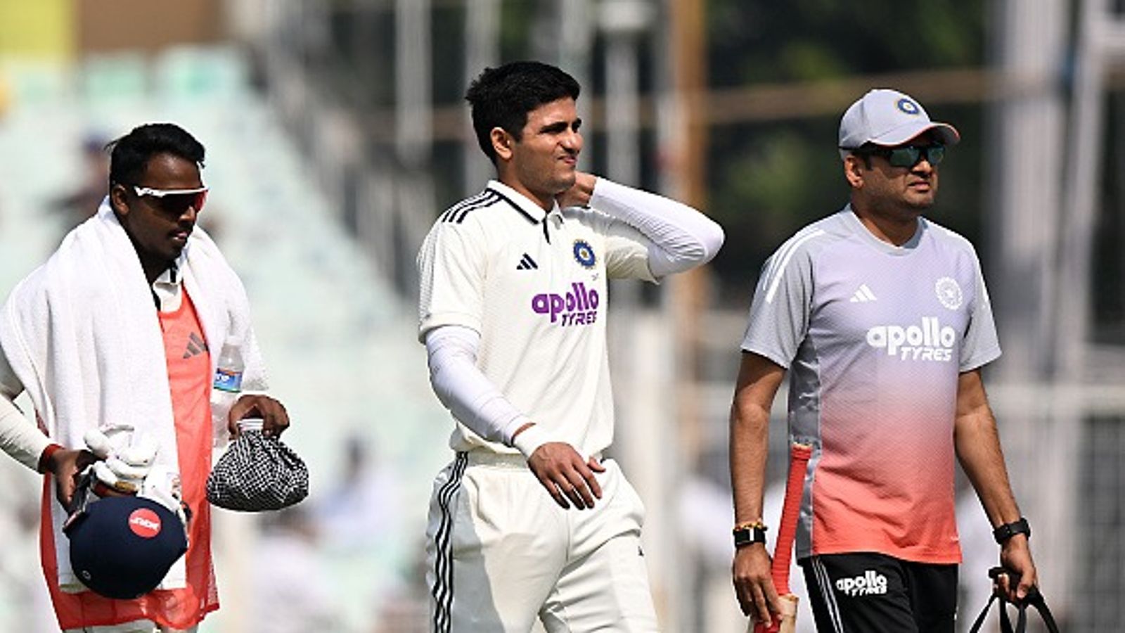 IND vs SA, 1st Test: Suspense ends over Shubman Gill's participation in the remainder of 1st Test against South Africa Shubman Gill (2L) of India leaves the field retired hurt during the First Test match in the series between India and South Africa at Eden Gardens on November 15, 2025 in Kolkata, India.
