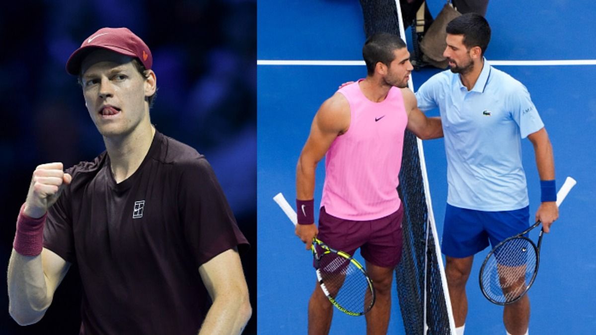 Jannik Sinner hailed as game’s toughest competitor, ahead of Carlos Alcaraz and Novak Djokovic