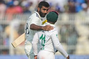 Jasprit Bumrah seen having lengthy conversation with Temba Bavuma after 'bauna' controversy following defeat at Eden Gardens; watch video SportsTak