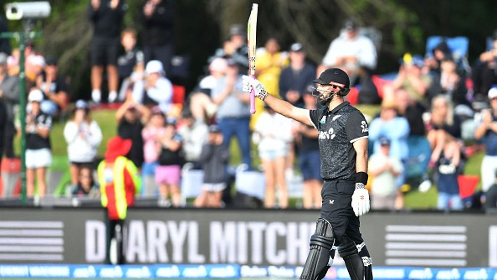 NZ vs WI: Daryl Mitchell's solid 119 powers New Zealand to 7-run win in 1st ODI as West Indies run out of steam in 270-run chase New Zealand's star batter Daryl Mitchell in this frame