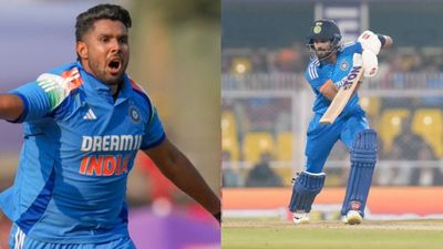 IND A vs SA A: Troika of Gaikwad, Sindhu, Rana annihilates South Africa by 9 wickets in 2nd unofficial one-day as India seal series 2-0 India A's Harshit Rana (L) and Ruturaj Gaikwad in frame