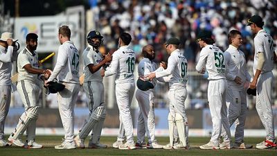 'Batters will have to find a way to score runs on such pitches...': Cheteshwar Pujara gives crucial advice to India after 30-run defeat vs South Africa Temba Bavuma (C) of South Africa and Jasprit Bumrah of India (2L) shake hand with player after the First Test match in the series between India and South Africa at Eden Gardens