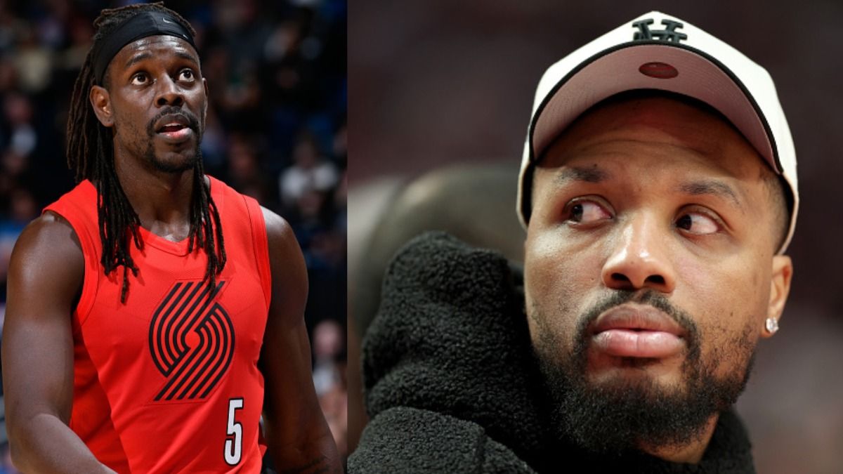 Jrue Holiday and Damian Lillard of Portland Trailblazers