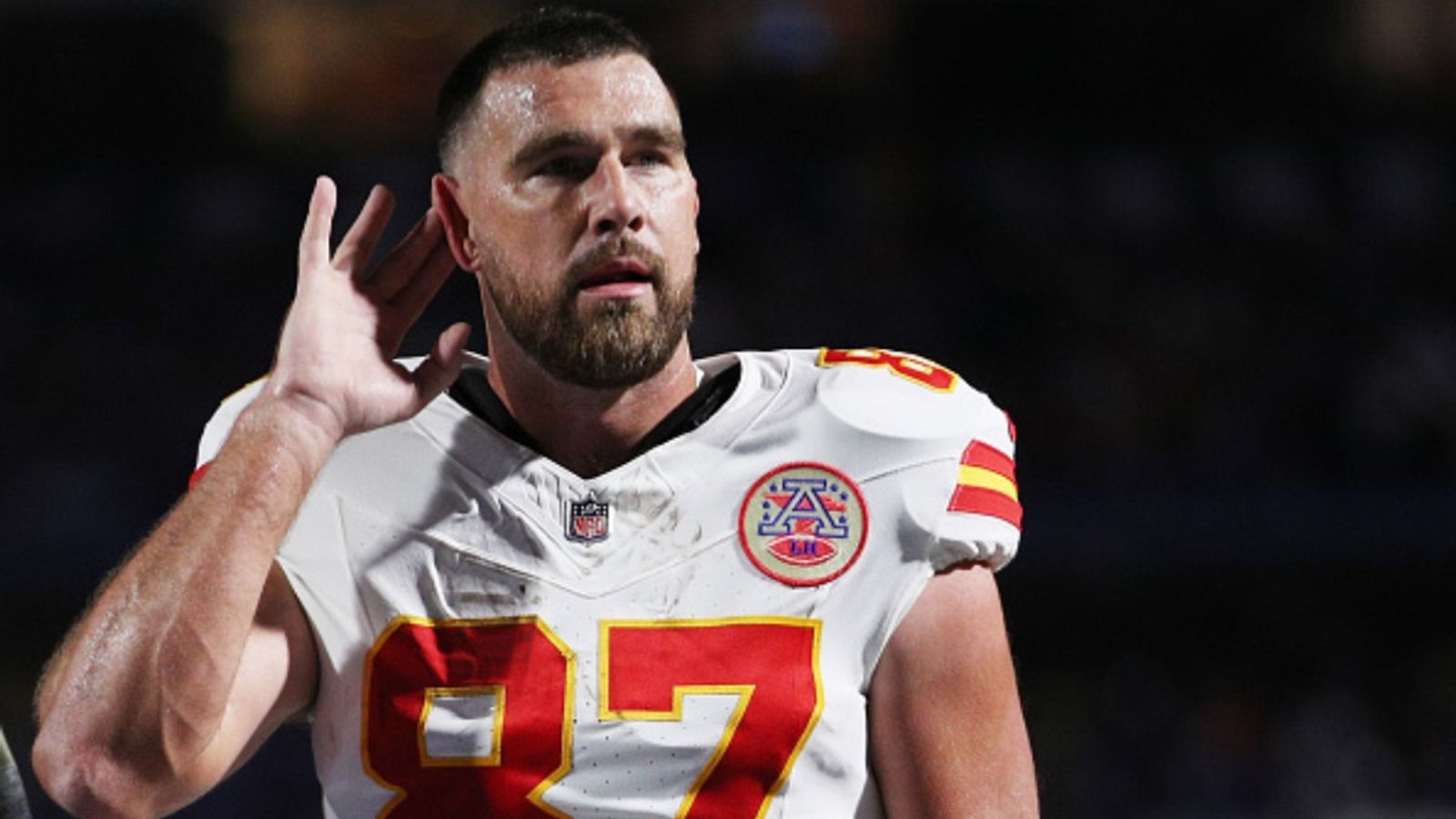 Travis Kelce extends his Chiefs legacy with another milestone after Broncos game Travis Kelce in the frame (Image via Getty)