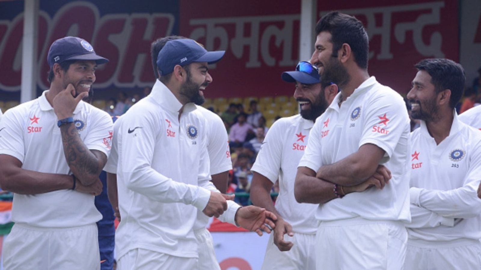 'Like the ones in 2016-17 season when Virat was captain': Former India opener wants return of pitches from Kohli's golden Test era Virat Kohli, captain of India and team players during the day 4 of their fourth Test in Dharmsala.