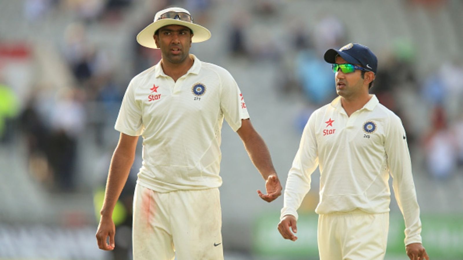 'If someone calls this Eden Gardens pitch a turner, I will not agree...': R Ashwin terms Kolkata pitch 'quite dangerous' after India's defeat R Ashwin (left) and Gautam Gambhir (right) during a Test match.
