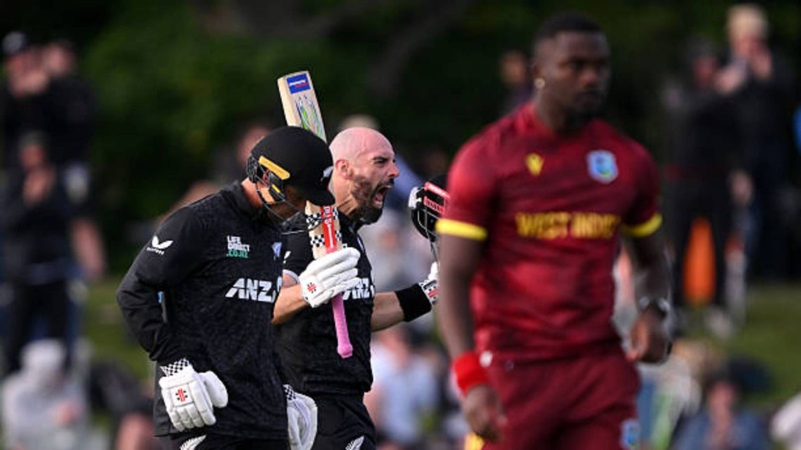 Big blow to New Zealand as star batter picks up injury after blistering hundred in 1st ODI vs West Indies, doubtful for remainder of the series Daryl Mitchell of New Zealand celebrates after scoring a century during the First One Day International match in the series between New Zealand and West Indies