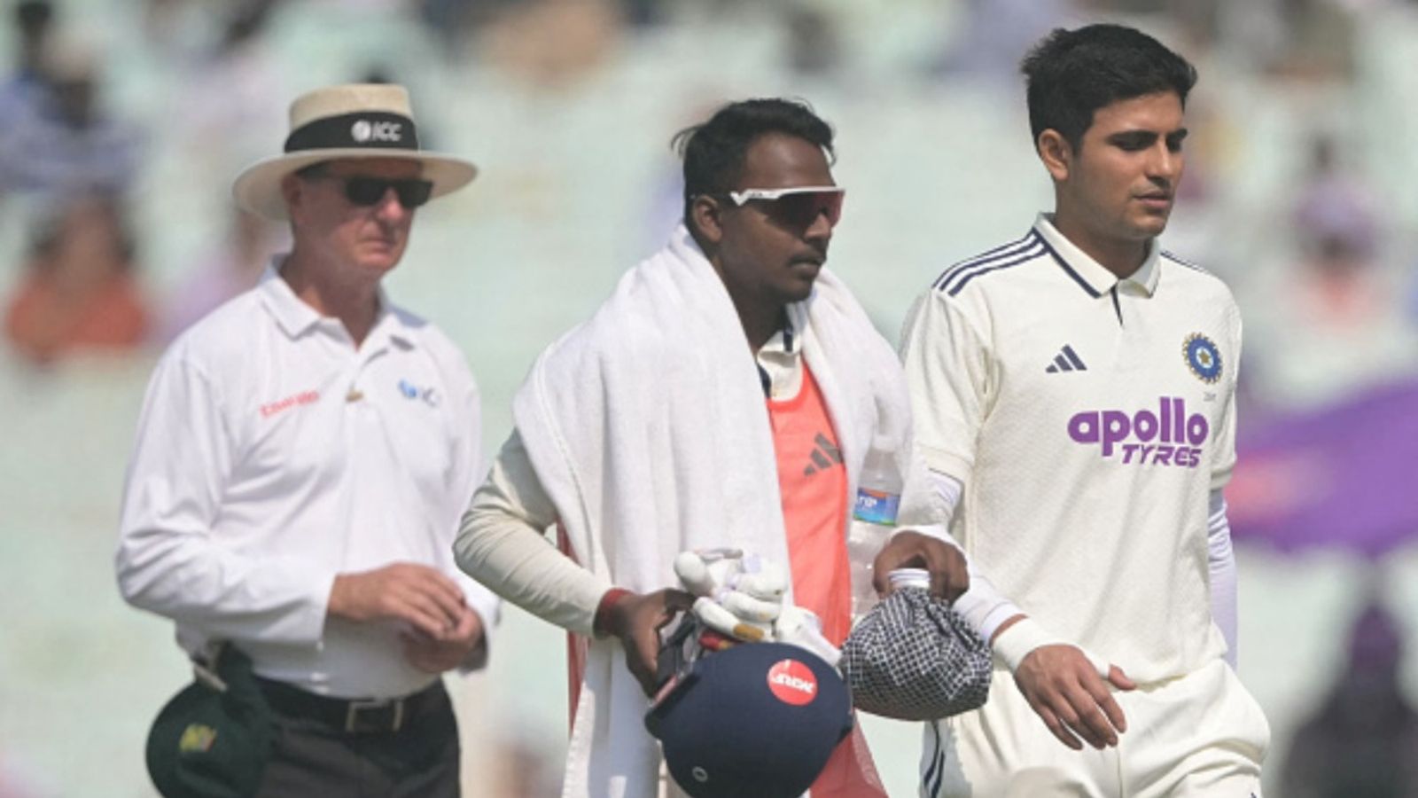 Big update on Shubman Gill: India captain doubtful for second Test, clouds of uncertainty over ODI series vs South Africa too India's captain Shubman Gill (R) walks back to the pavilion after his injury during the second day of the first Test against South Africa at the Eden Gardens in Kolkata on November 15, 2025.