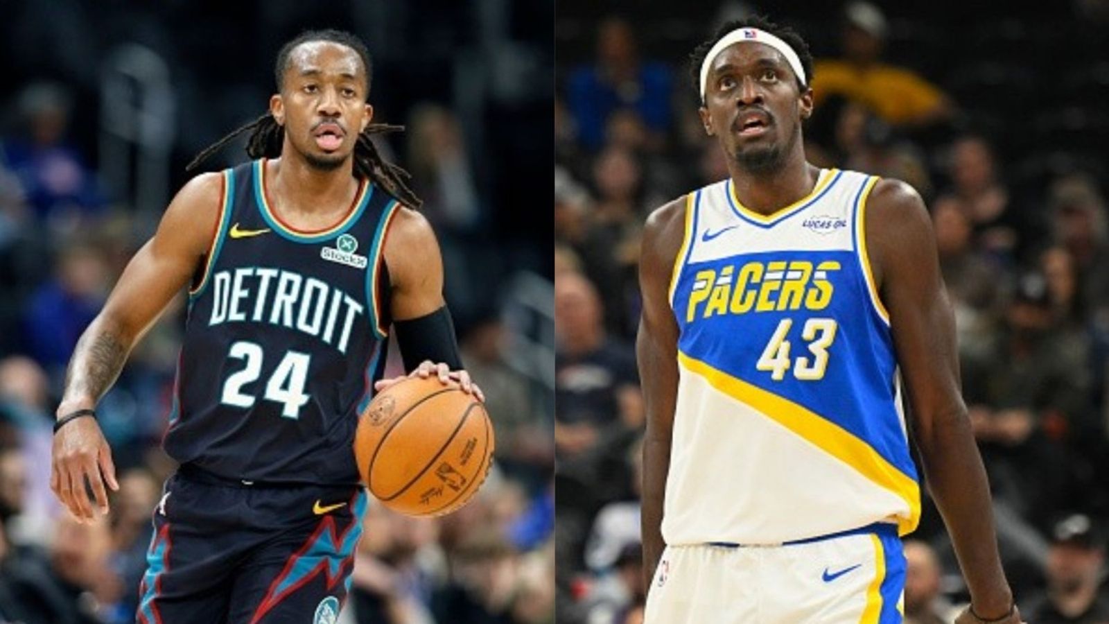 Pistons vs Pacers schedule: Date, time, live stream, and more on NBA 2025-26 season Daniss Jenkins, Pascal Siakam in the frame (Images via Getty)