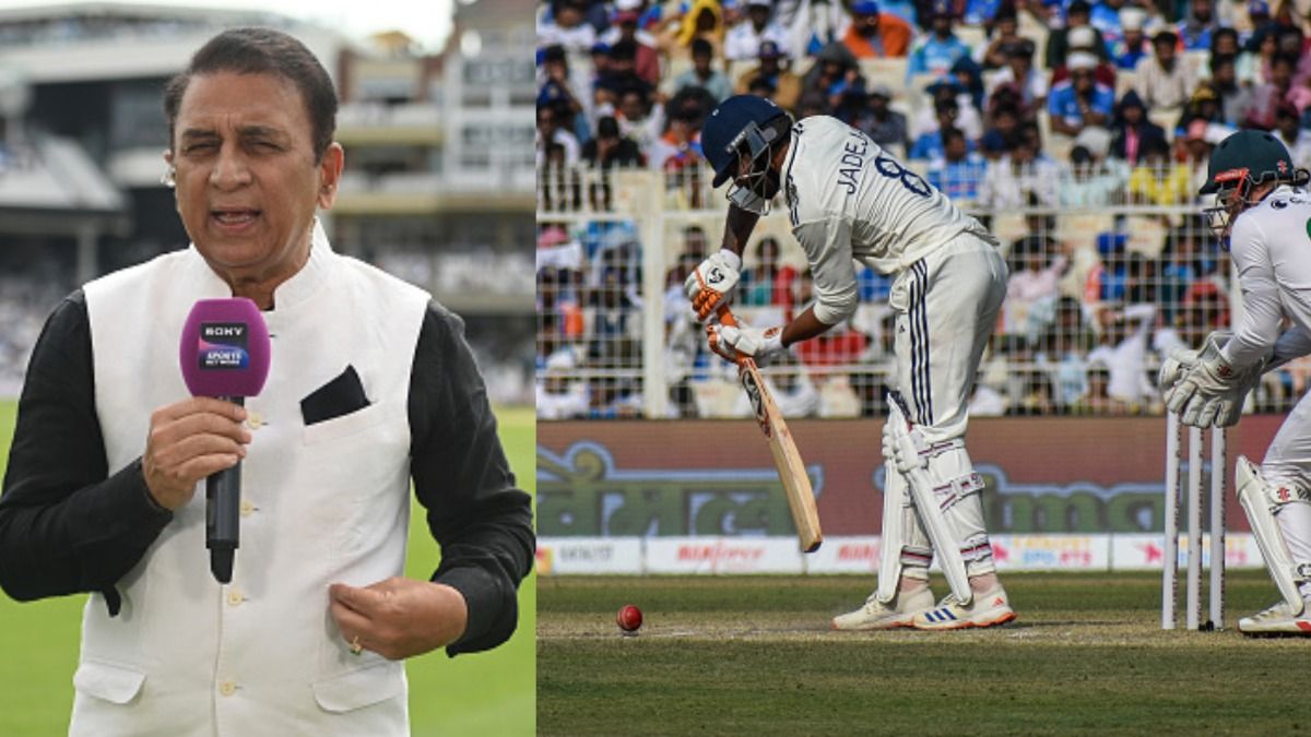 Sunil Gavaskar and Ravindra Jadeja Sunil Gavaskar and Ravindra Jadeja
