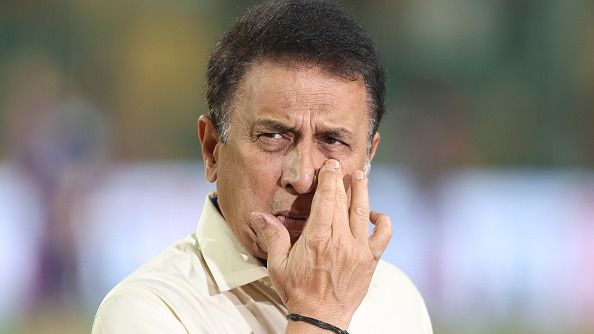 Batting great Sunil Gavaskar in this frame Batting great Sunil Gavaskar in this frame