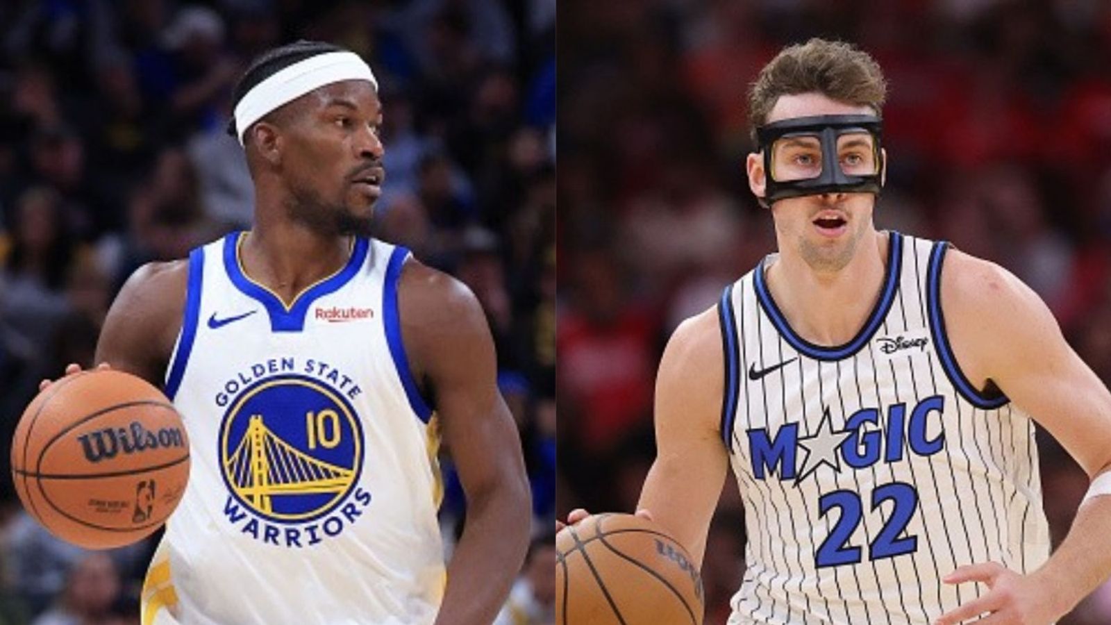 Warriors vs Magic schedule: Date, time, live stream, and more on NBA 2025-26 season Jimmy Butler, Franz Wagner in the frame (Images via Getty)