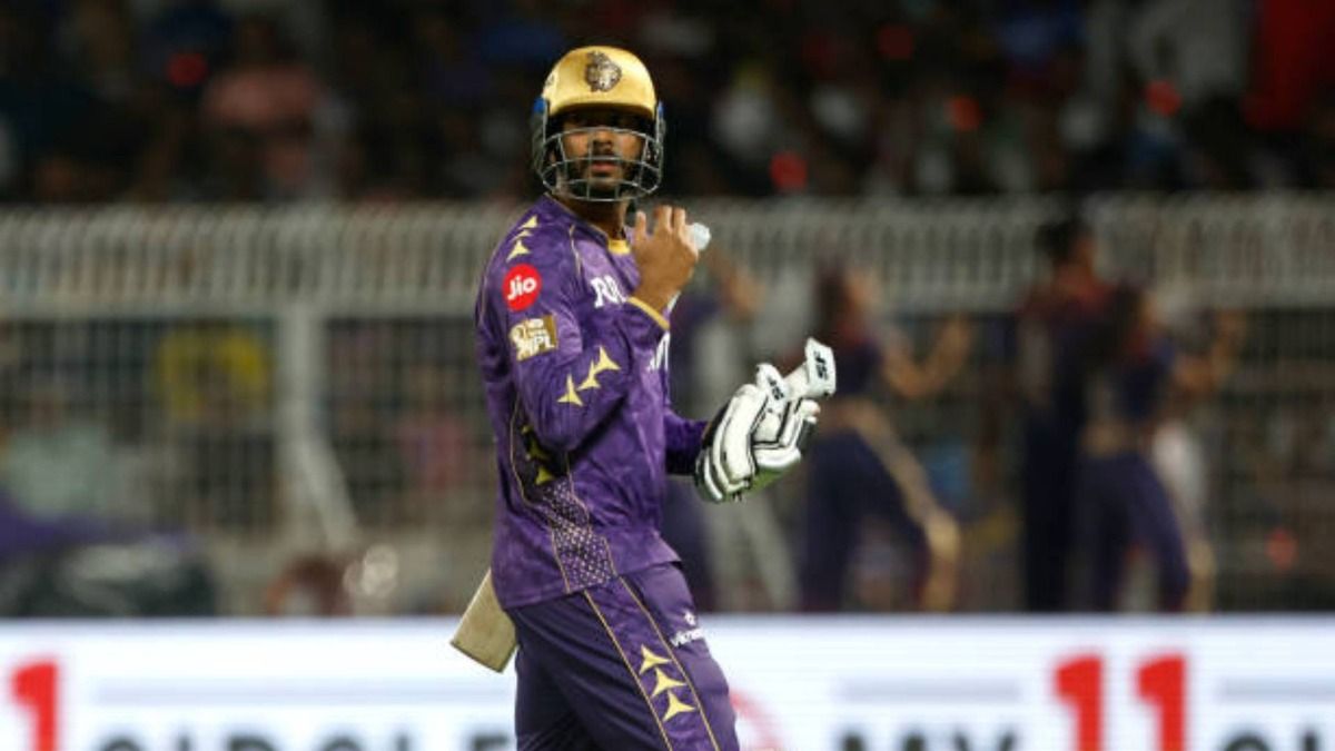 Venkatesh Iyer in this frame Venkatesh Iyer in this frame