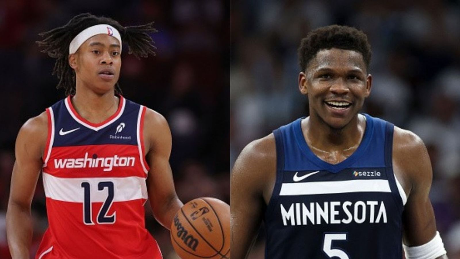 Timberwolves vs Wizards schedule: Date, time, live stream, and more on NBA 2025-26 season Tre Johnson, Anthony Edwards in the frame (Images via Getty)