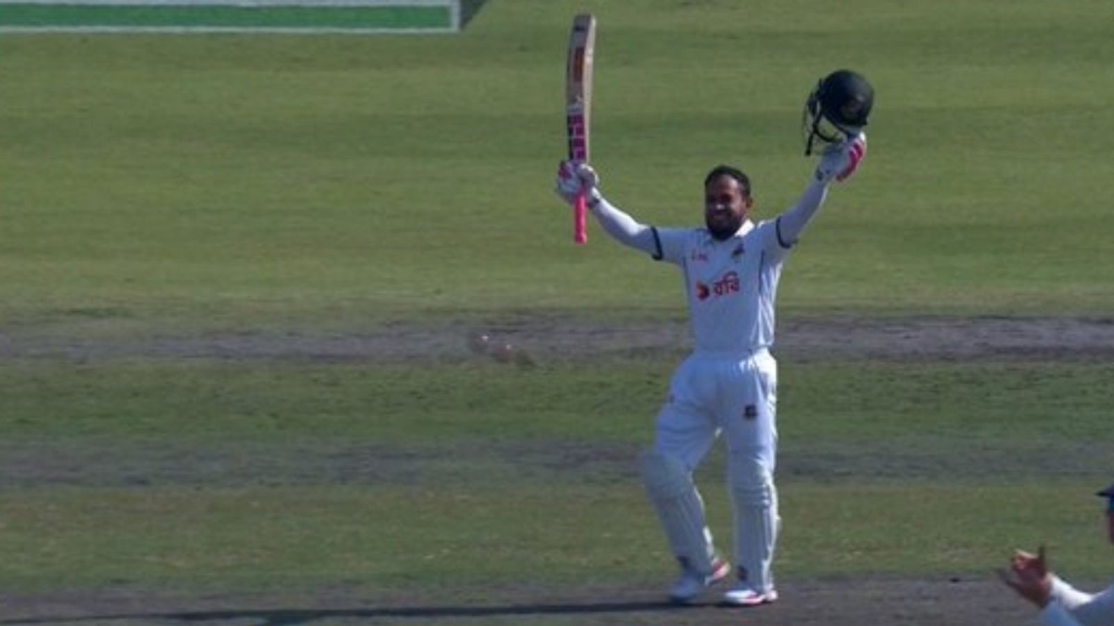 Mushfiqur Rahim enters list of legends, becomes 11th batter to score hundred in 100th Test Bangladesh's Mushfiqur Rahim celebrates his century in 100th Test.