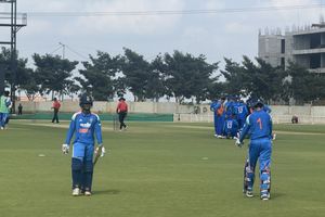 IND U19 vs AFG U19: Afghan pacer takes 6-fer including hat-trick as India B bowled out for 97, suffer 71-run defeat despite opener's unbeaten fifty SportsTak
