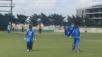 IND U19 vs AFG U19: Afghan pacer takes 6-fer including hat-trick as India B bowled out for 97, suffer 71-run defeat despite opener's unbeaten fifty Afghanistan, India Under19 players