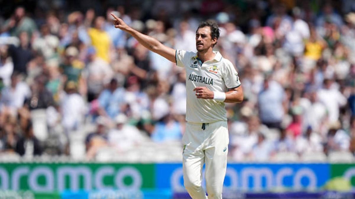 Mitchell Starc in this frame