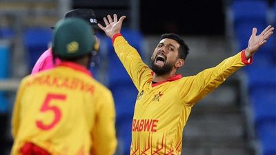 Zimbabwe upset Sri Lanka to notch their biggest-ever win in T20Is, bulldoze Shanaka's brigade for 95 in 162-run chase Zimbabwe's star all-rounder Sikandar Raza in this frame