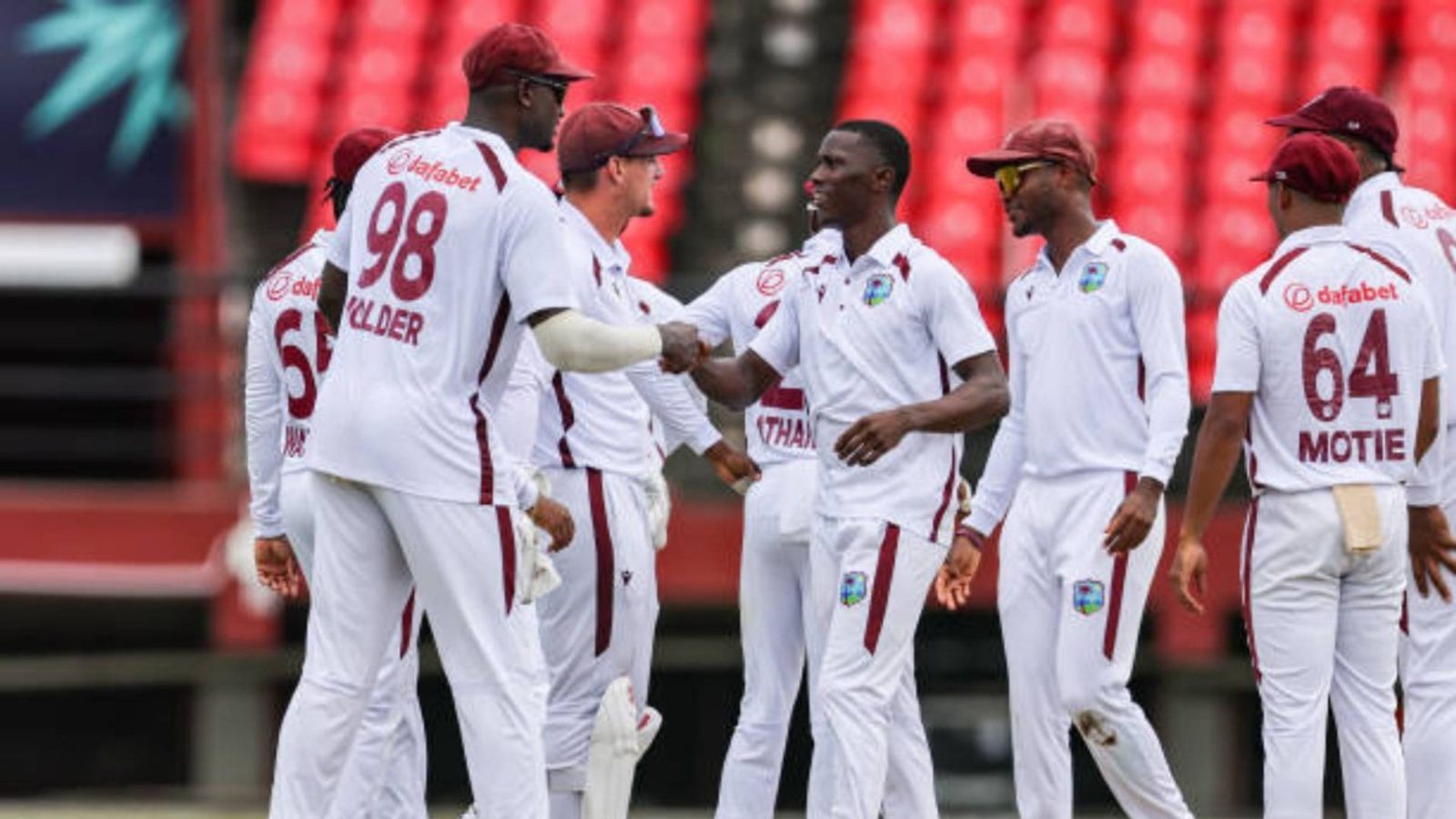 Big blow for West Indies as 2 star pacers ruled out of New Zealand Tests, replacements announced Shamar Joseph of West Indies reacts during the day 1 of the 2nd Test match between West Indies and South Africa at Guyana National Stadium