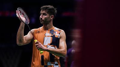 Lakshya Sen shines under pressure to defeat Chou Tien Chen and reach men’s singles final at Australian Open Super 500 Toma Junior Popov of France celebrates the victory in the Men's Singles First Round match against Lakshya Sen of India