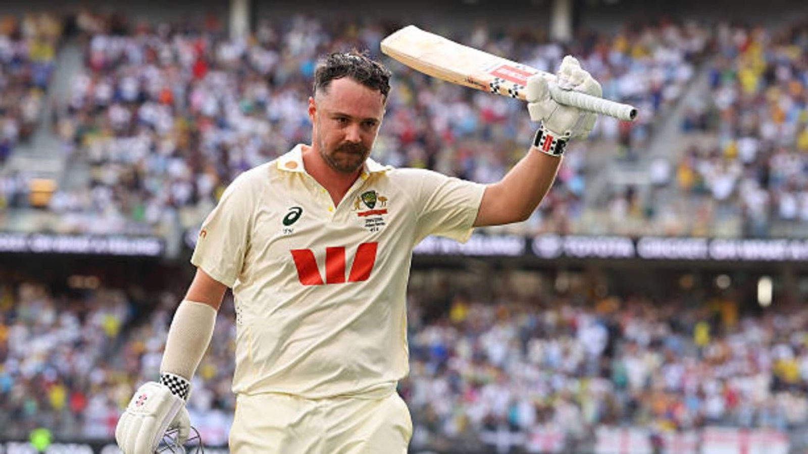 'One of those days when he...': Steve Smith hails Travis Head for match-winning century vs England in Ashes opener Travis Head in this frame
