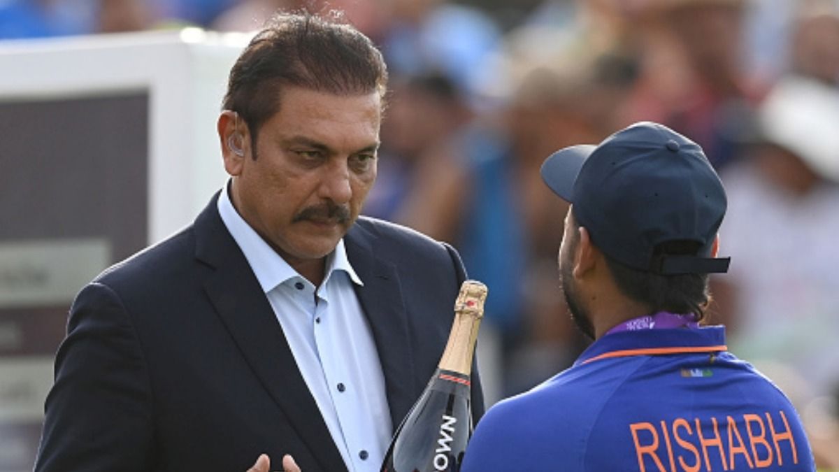 Rishabh Pant, Ravi Shastri 