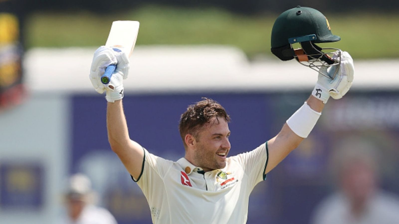 After Travis Head, Josh Inglis smashes 107-ball 125 in another Perth run chase as Cricket Australia XI outclass England Lions with 8-wicket win Josh Inglis of Australia celebrates after scoring a century during day two of the first Test in the series against Sri Lanka at Galle International Stadium on January 30, 2025 in Galle, Sri Lanka. (File Photo)