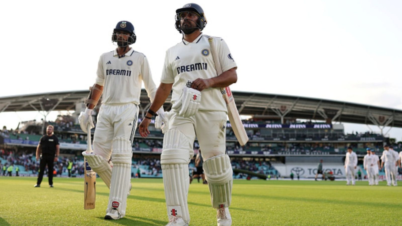 'Silence of not being out there adds its own sting': Karun Nair's cryptic post amidst India's batting collapse in Guwahati Karun Nair and Washington Sundar of India walk off at close on Day 1 of the 5th Test against England at The Oval on July 31, 2025 in London, England. (File Photo)