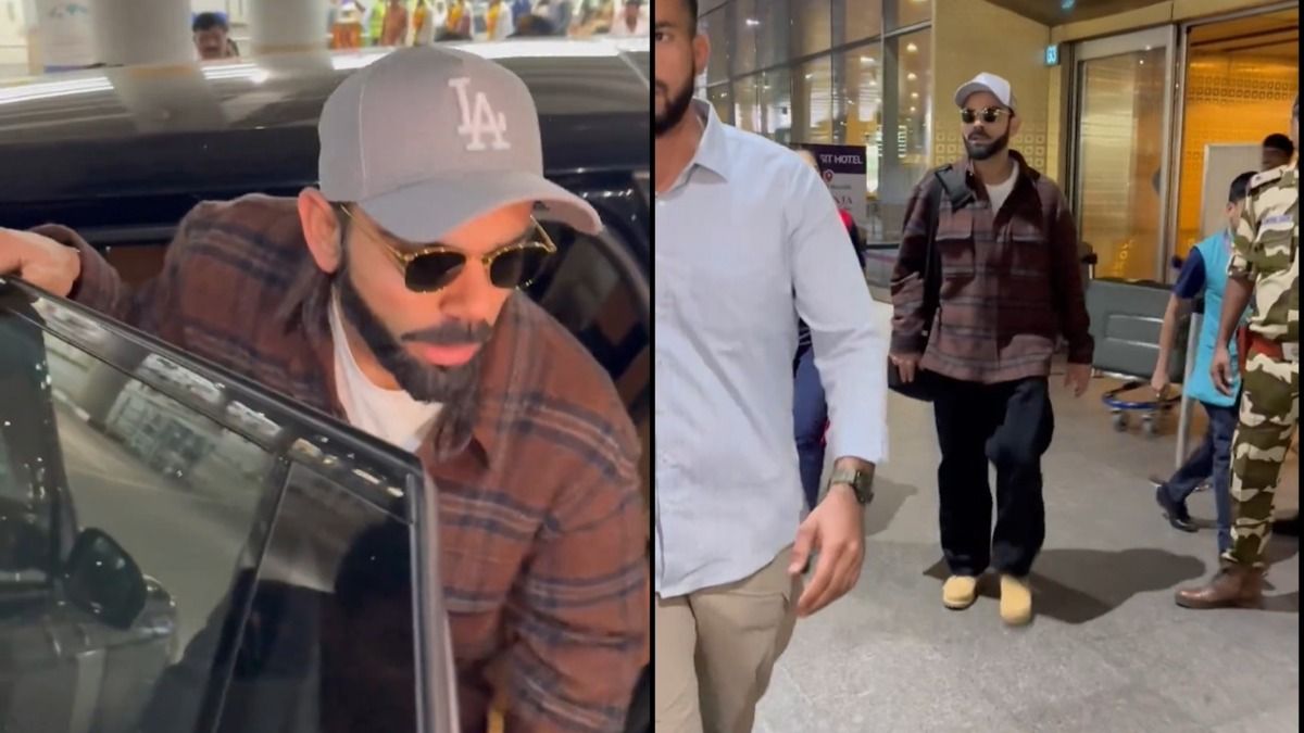 Virat Kohli at Mumbai Airport