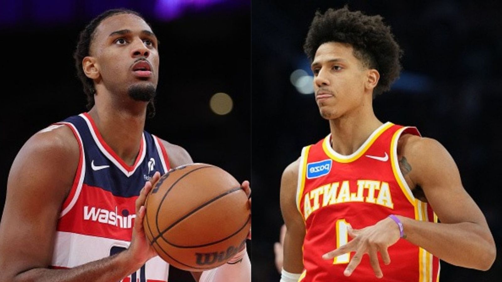 Hawks vs Wizards schedule: Date, time, live stream, and more on NBA 2025-26 season (November 25) Alex Sarr, Jalen Johnson in the frame (Images via Getty)