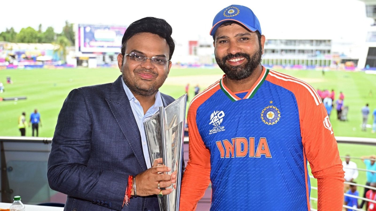 ICC rewards Rohit Sharma with a big responsibility for T20 World Cup 2026 Jay Shah with Rohit Sharma after India T20 World Cup win
