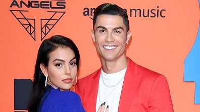 Georgina Rodriguez and Cristiano Ronaldo attend the MTV EMAs 2019 at FIBES Conference and Exhibition Centre on November 03, 2019 in Seville, Spain.