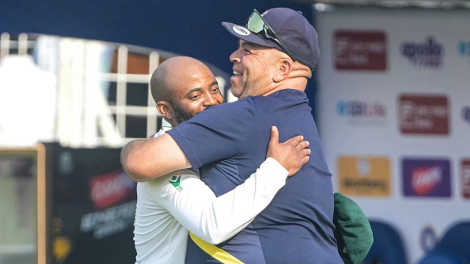 'There was a smirk on his face... it was disrespectful': Parthiv Patel slams South Africa head coach for 'grovel' comment South Africa's captain Temba Bavuma (L) hugs head coach Shukri Conrad as they celebrate their team's win against India in first Test of the series at Eden Gardens of Kolkata on November 16, 2025.