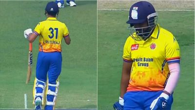 Ruturaj Gaikwad, Prithvi Shaw fail on SMAT 2025 opening day, Jammu & Kashmir beat Maharashtra by 5 wickets Ruturaj Gaikwad, Prithvi Shaw