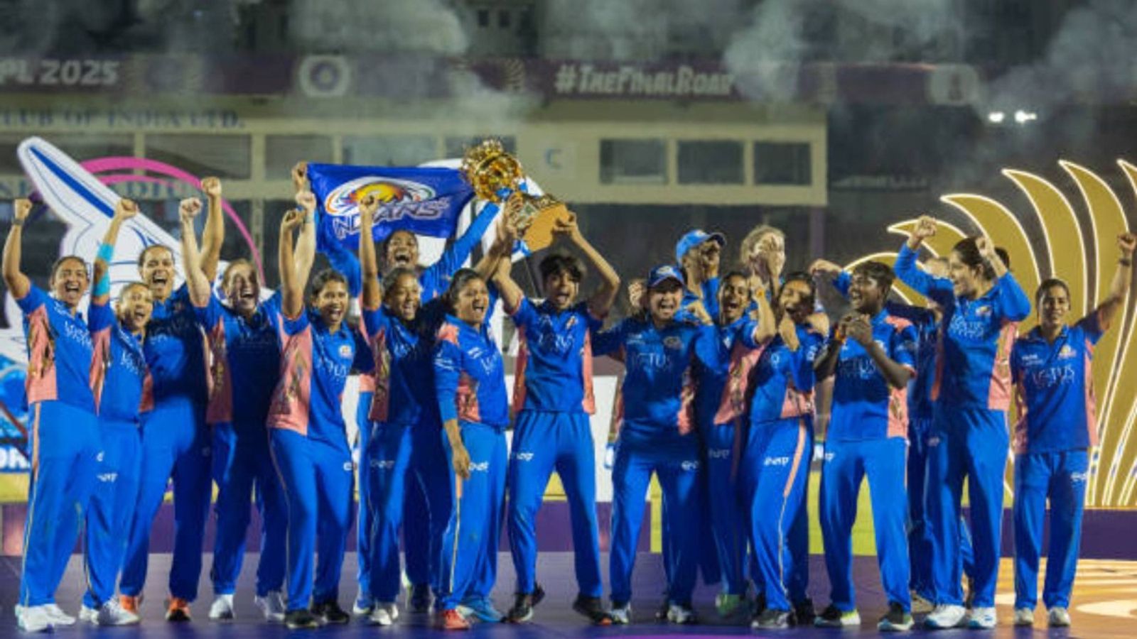 REVEALED: WPL 2026 to be played in Mumbai and Baroda, set to begin from this date Mumbai Indians players celebrate with the winners trophy after the WPL Final match between Mumbai Indians and Delhi Capitals at Brabourne Stadium