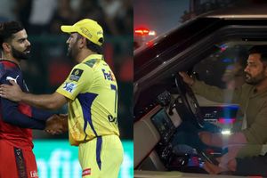 WATCH: MS Dhoni welcomes Kohli and Team India for dinner in Ranchi, personally chauffeurs Virat to hotel SportsTak